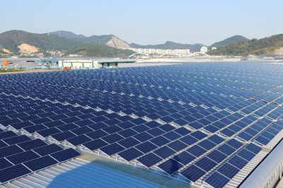 The roof solar system 2.5MW in Yunnan, China